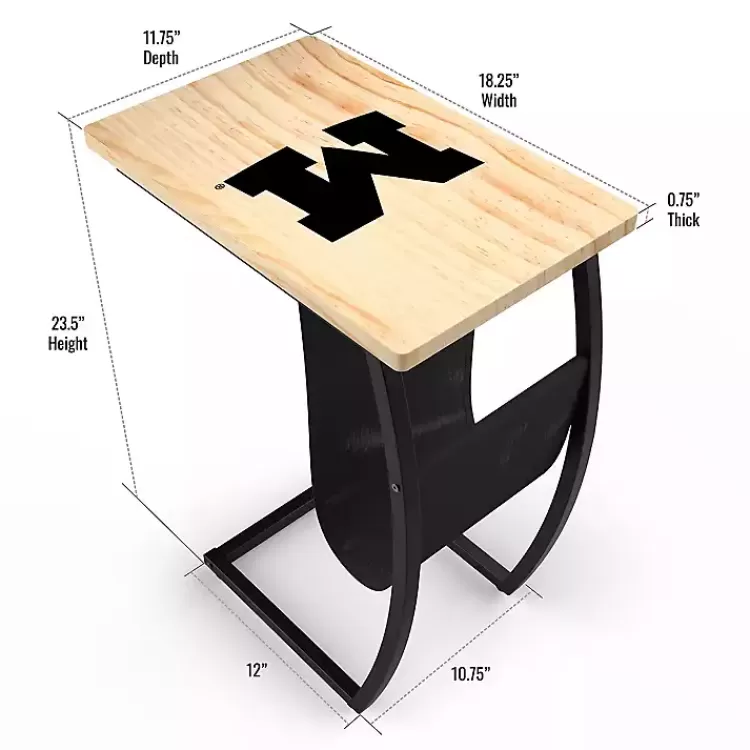 university_of_michigan_wood_ctable_2.webp University of Michigan Wood C-Table>Kirklands Home Clearance