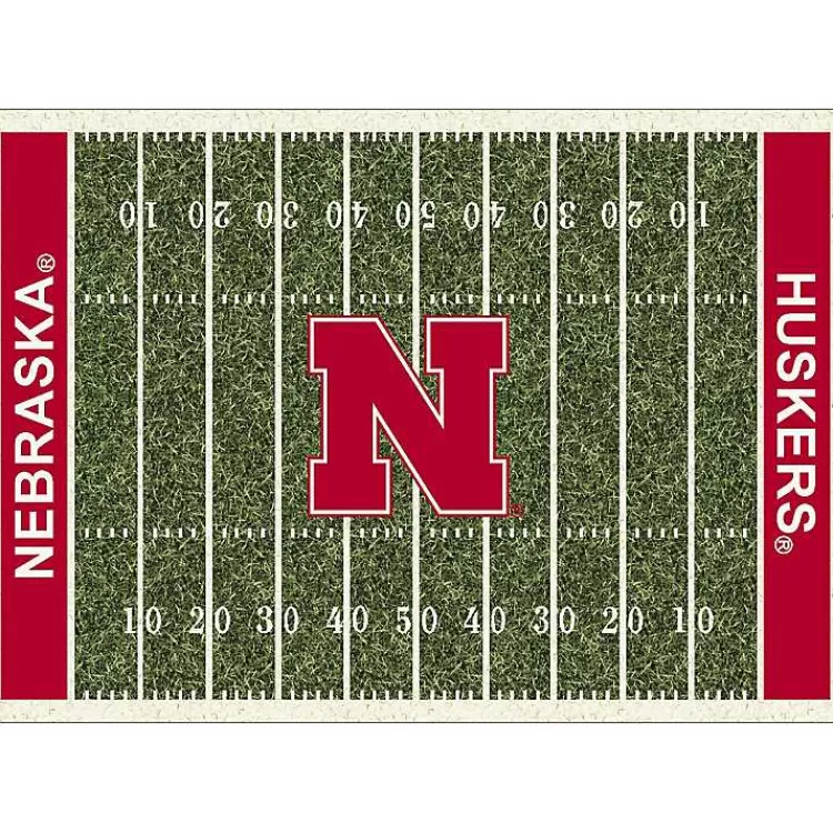 University of Nebraska Home Field Area Rug, 6x8>Kirklands Home Online