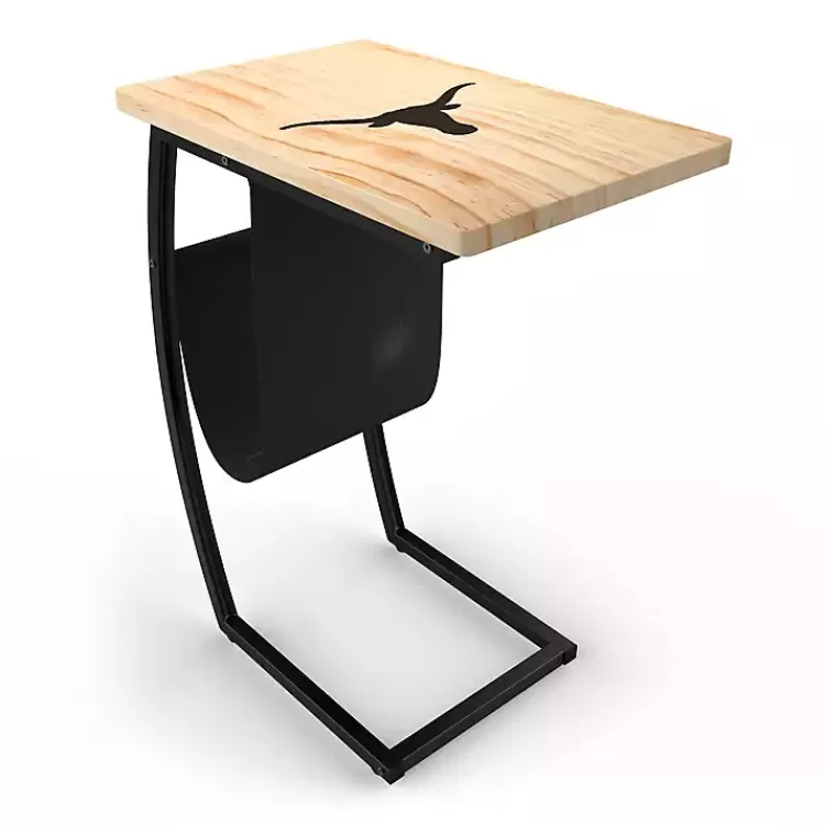 University of Texas Wood C-Table>Kirklands Home Cheap