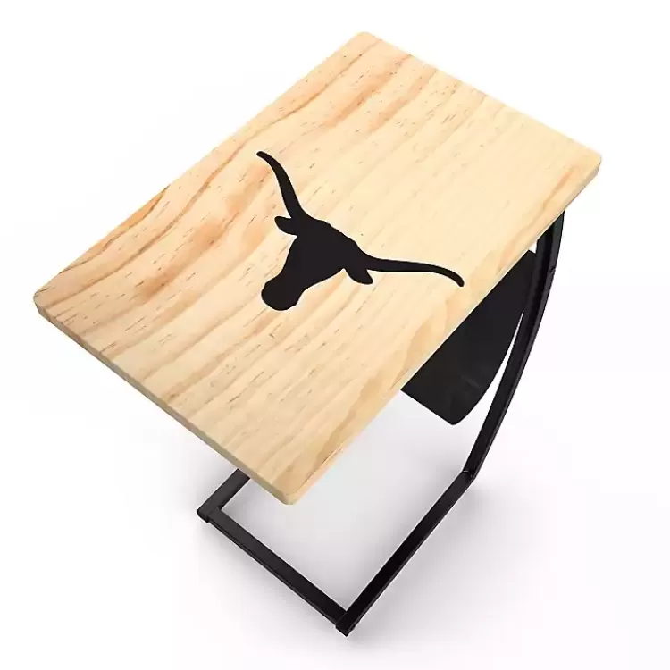 University of Texas Wood C-Table>Kirklands Home Cheap
