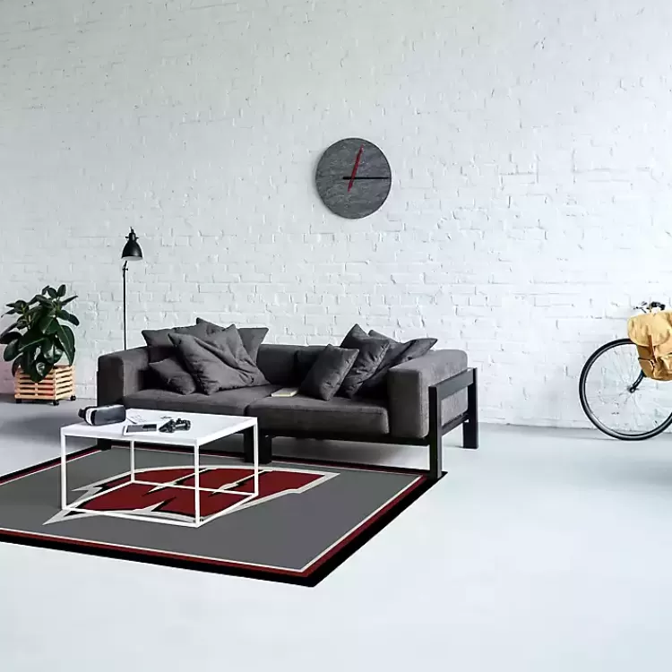 University of Wisconsin Area Rug, 4x6>Kirklands Home Fashion