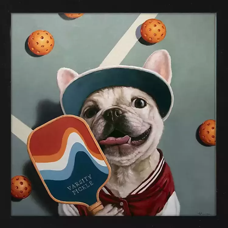 Varsity Pickle Framed Art Print>Kirklands Home Cheap