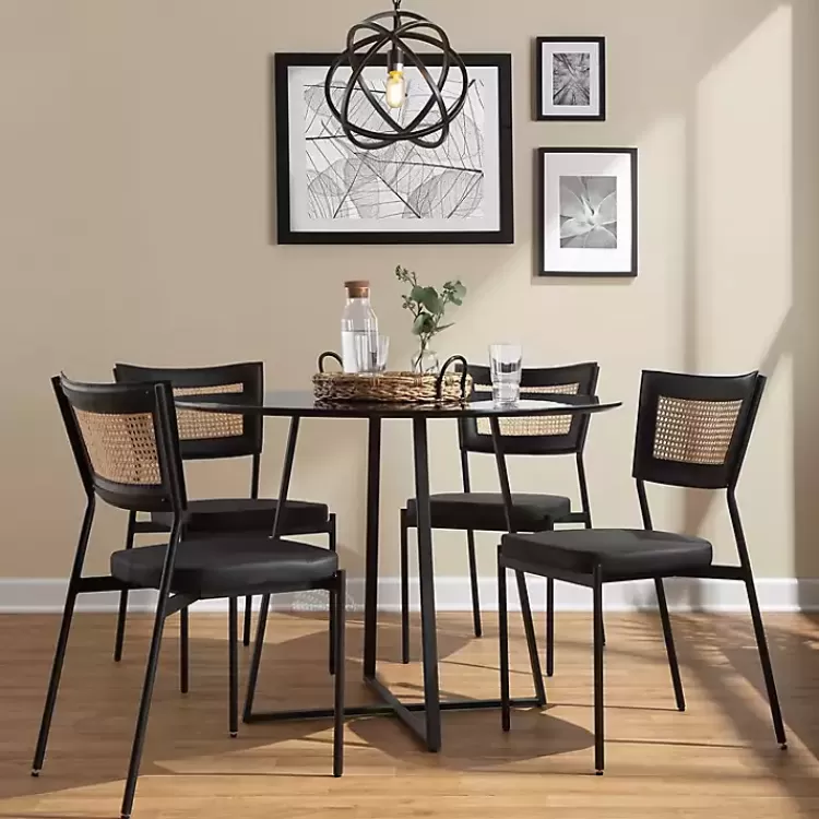 vegan_leather_and_rattan_dining_chairs_set_of__5.webp Vegan Leather and Rattan Dining Chairs, Set of 2>Kirklands Home Best