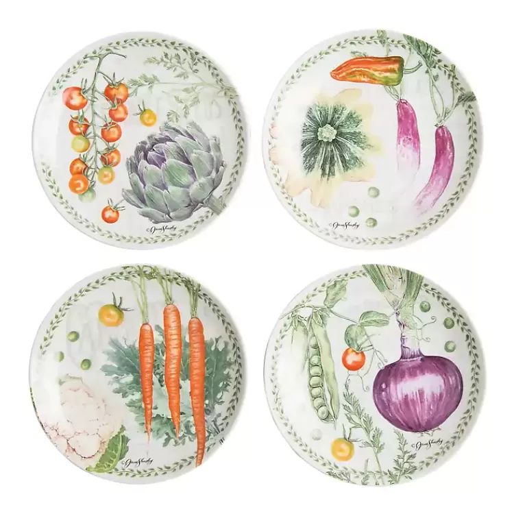 Vegetable Garden Salad Plates, Set of 4>Kirklands Home Cheap