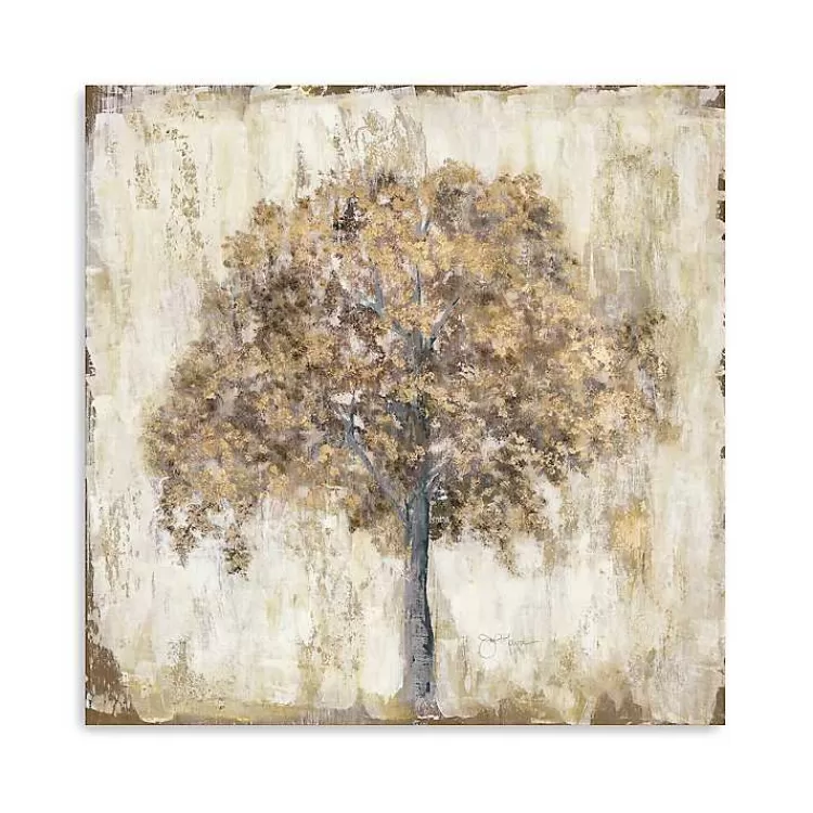 Venetian Gold Tree Canvas Art Print, 40x40 in.>Kirklands Home Store