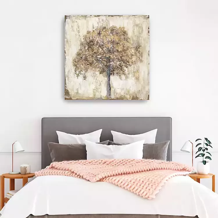Venetian Gold Tree Canvas Art Print, 40x40 in.>Kirklands Home Store
