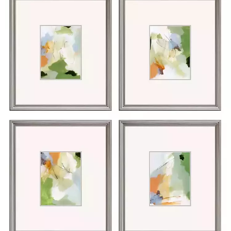 Verdure Abstract Framed Art Prints, Set of 4>Kirklands Home Best Sale
