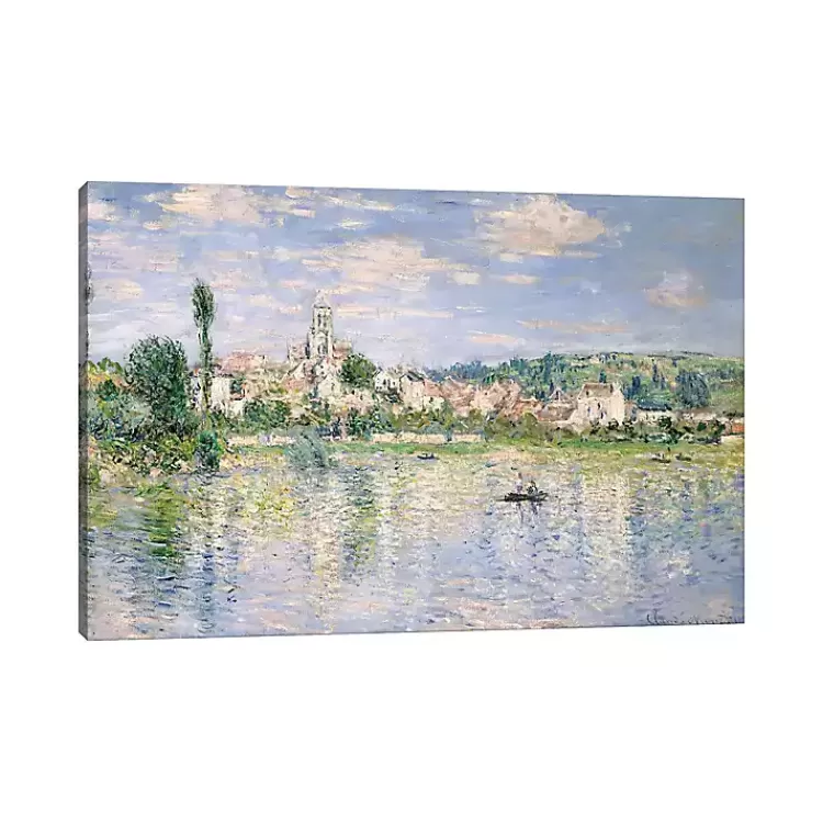 Vetheuil in Summer Canvas Art Print>Kirklands Home Outlet