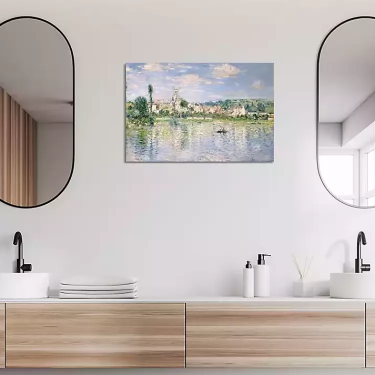 Vetheuil in Summer Canvas Art Print>Kirklands Home Outlet