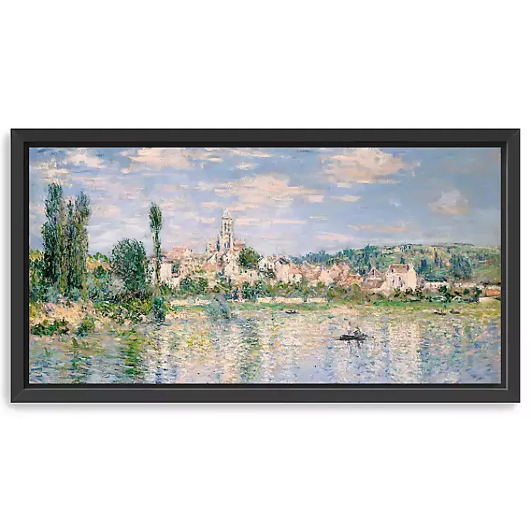 Vetheuil in Summer Framed Canvas Art Print>Kirklands Home Hot