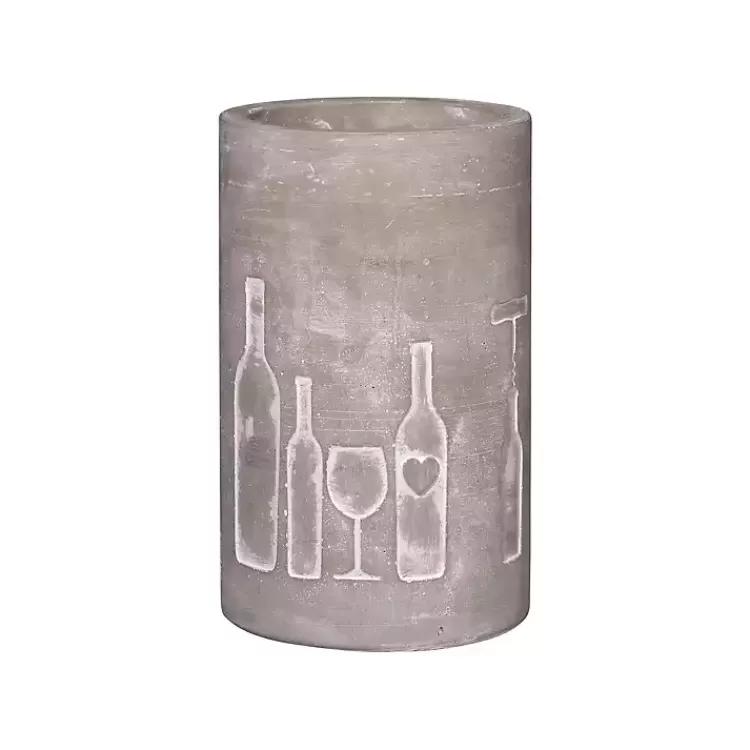 Vino Concrete Wine Bottle Cooler>Kirklands Home Cheap