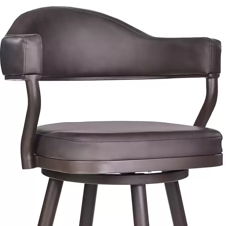 vintage_brown_faux_leather_justin_bar_stool_2.webp Vintage Faux Leather Justin Bar Stool>Kirklands Home Discount