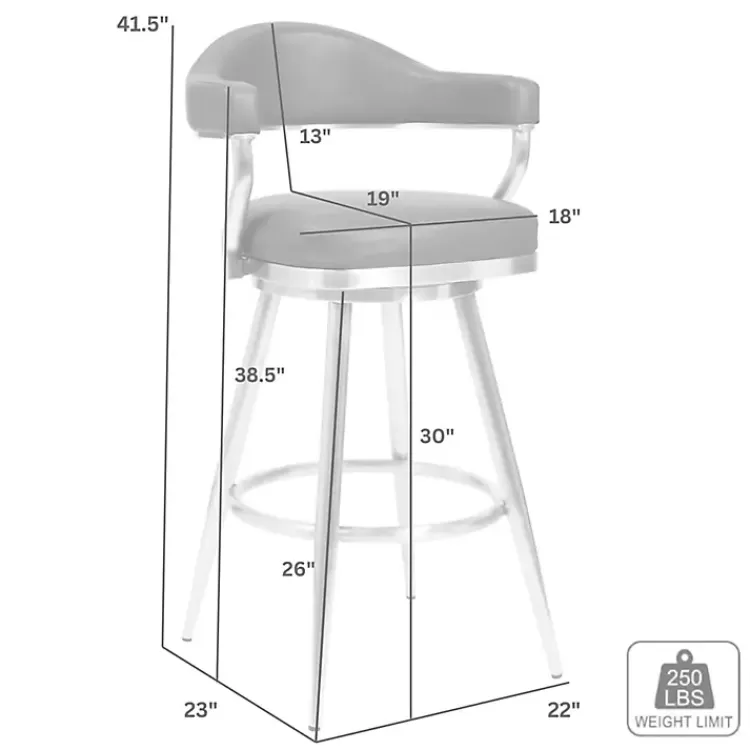 vintage_brown_faux_leather_justin_bar_stool_3.webp Vintage Faux Leather Justin Bar Stool>Kirklands Home Discount