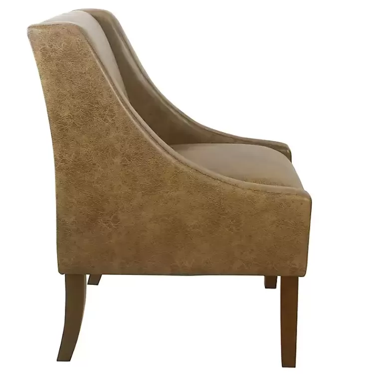 vintage_faux_leather_swoop_accent_chair_2.webp Vintage Faux Leather Swoop Accent Chair>Kirklands Home Best