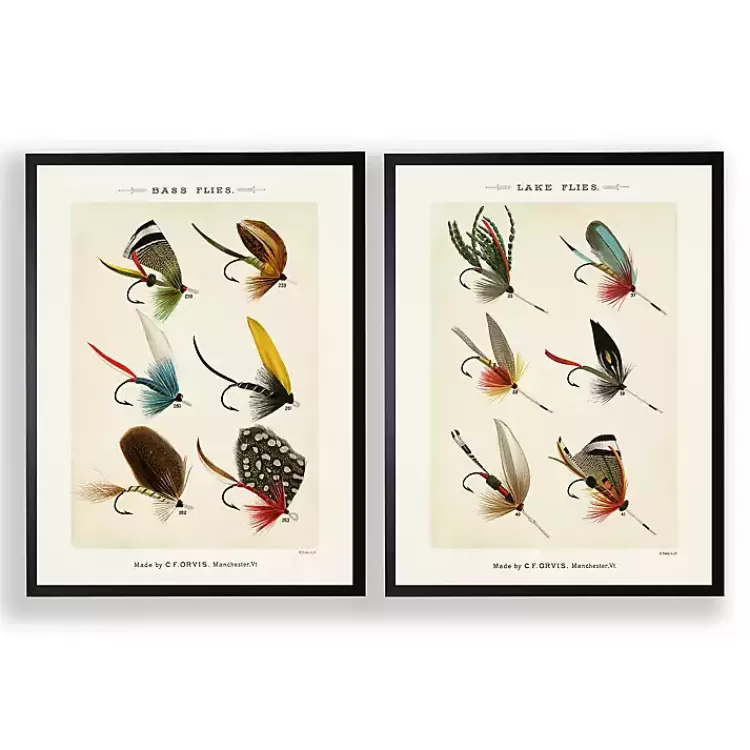 Vintage Fishing Lures Framed Art Prints, Set of 2>Kirklands Home Hot