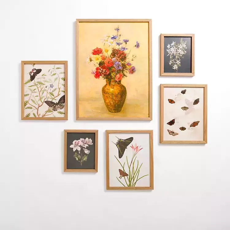 Vintage Floral Framed Art 6-pc. Gallery Set>Kirklands Home New