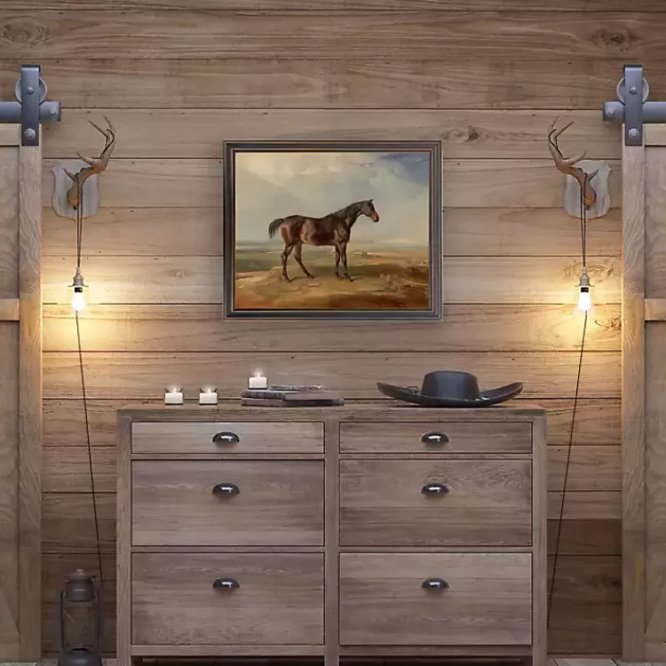 Vintage Horse Framed Art Print>Kirklands Home Cheap