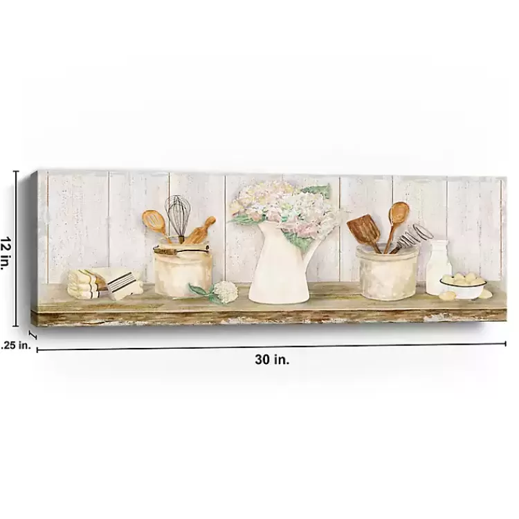 Vintage Kitchen Panel Giclee Canvas Art Print>Kirklands Home Outlet