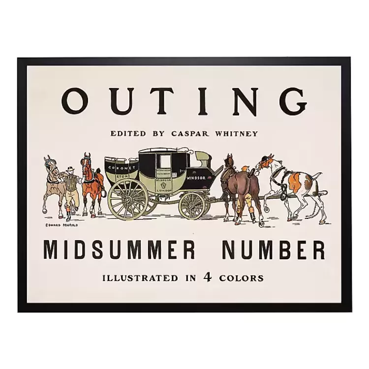 Vintage Midsummer Magazine Cover Framed Wall Art>Kirklands Home Outlet