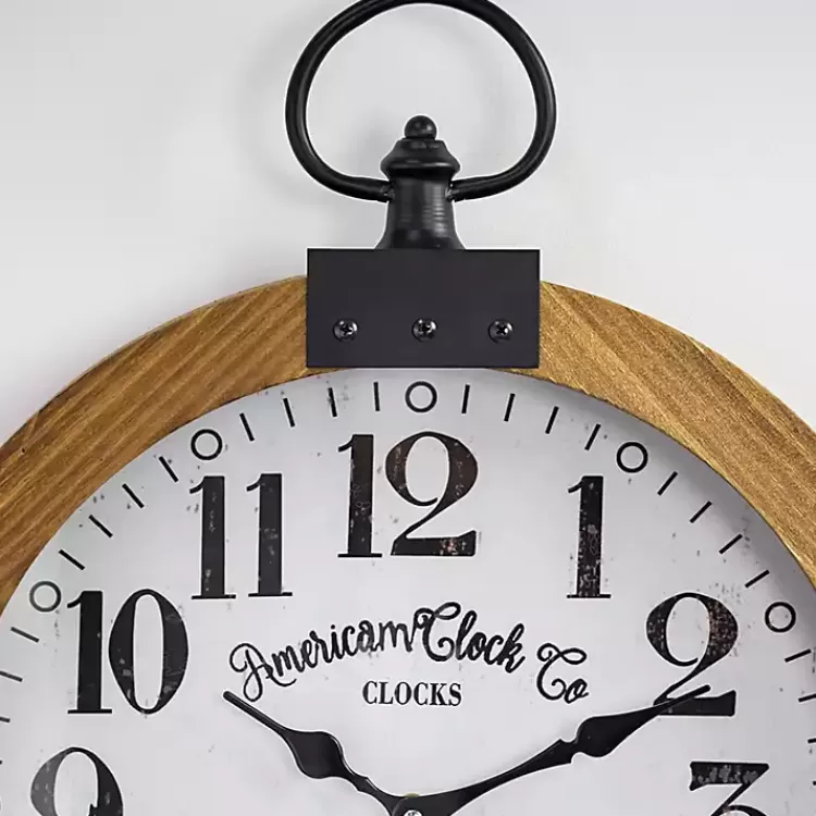 vintage_pocket_watch_wooden_wall_clock_3.webp Vintage Pocket Watch Wooden Wall Clock>Kirklands Home Cheap