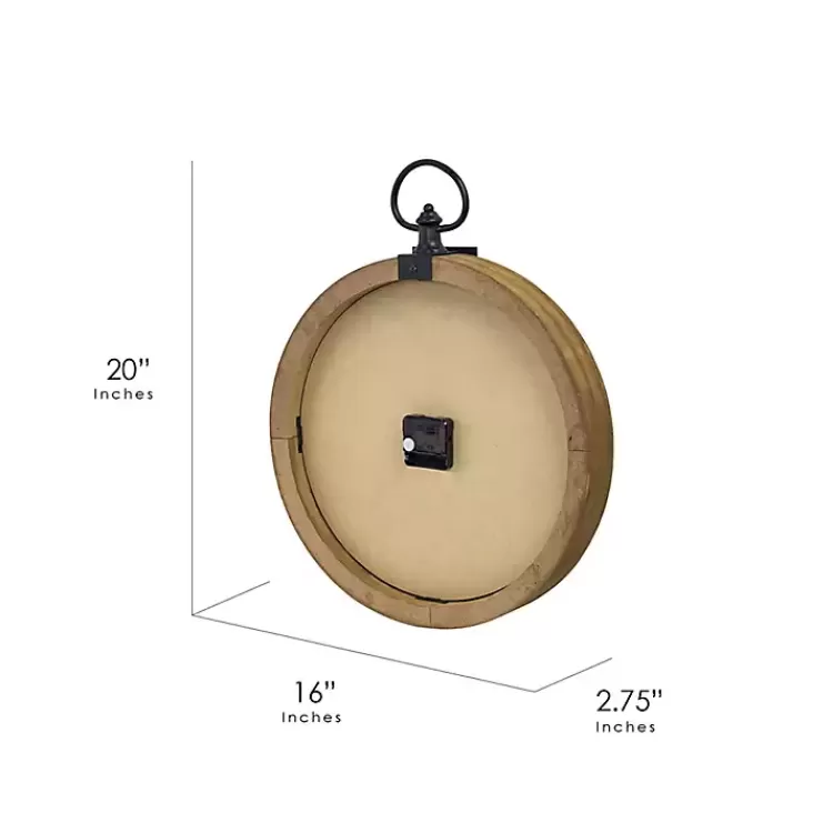 vintage_pocket_watch_wooden_wall_clock_5.webp Vintage Pocket Watch Wooden Wall Clock>Kirklands Home Cheap