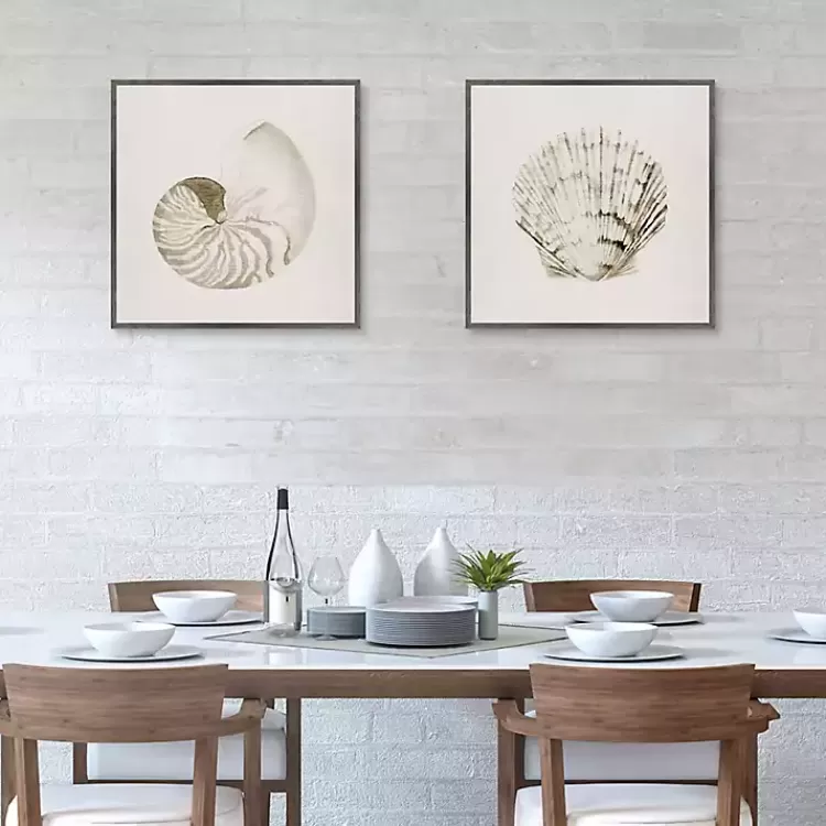 vintage_shells_framed_canvas_art_prints_set_of__2.webp Vintage Shells Framed Canvas Art Prints, Set of 2>Kirklands Home Store