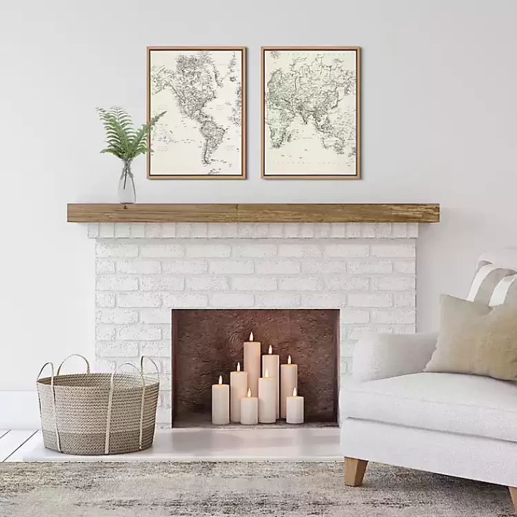 vintage_world_map_framed_canvas_art_set_of__5.webp Vintage World Map Framed Canvas Art, Set of 2>Kirklands Home Online