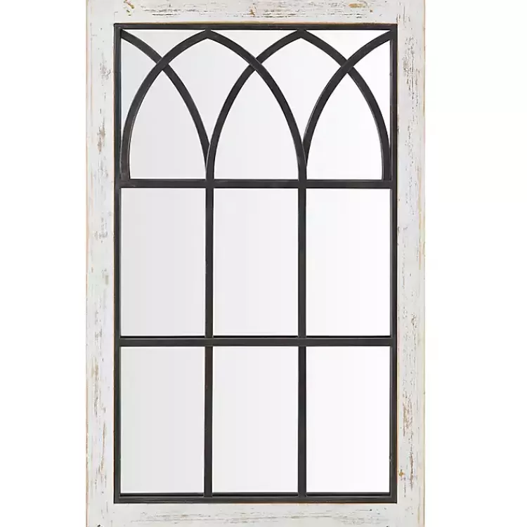 Vista Arched Windowpane Mirror>Kirklands Home Cheap