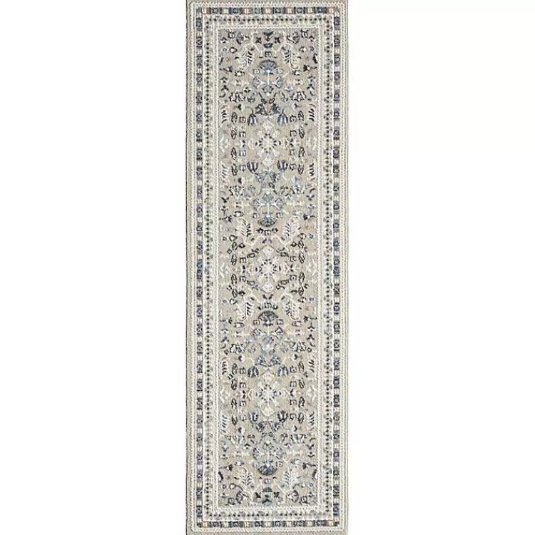 Vista Blue Beige Runner, 2x7>Kirklands Home Outlet
