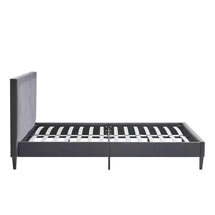 viv_charcoal_diamond_tufted_queen_bed_frame_3.webp Viv Charcoal Diamond Tufted Queen Bed Frame>Kirklands Home Store