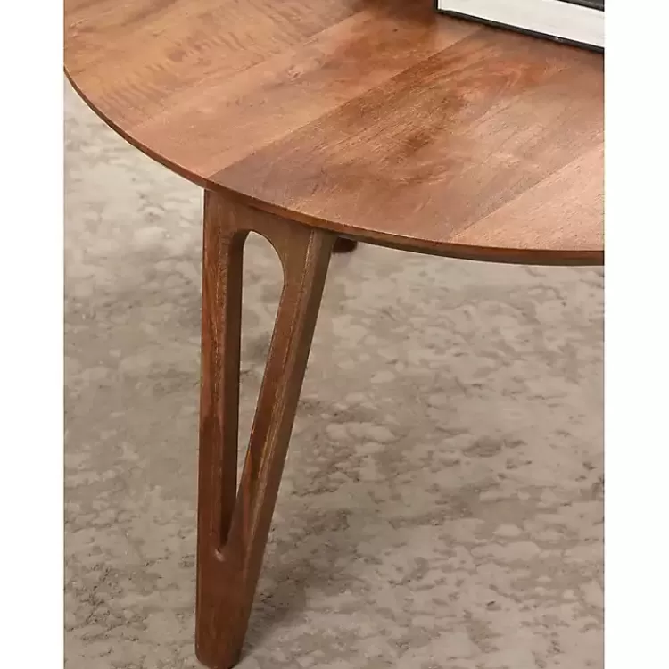walnut_brown_mango_wood_round_kershaw_coffee_table_8.webp Walnut Mango Wood Round Kershaw Coffee Table>Kirklands Home Online