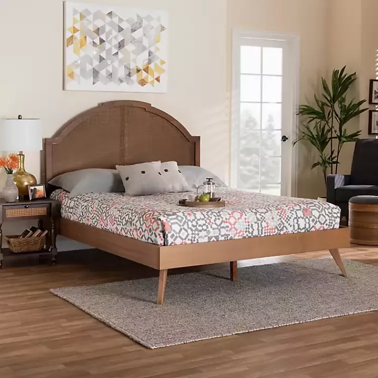 walnut_brown_rattan_kelly_queen_platform_bed_6.webp Walnut Rattan Kelly Queen Platform Bed>Kirklands Home Store