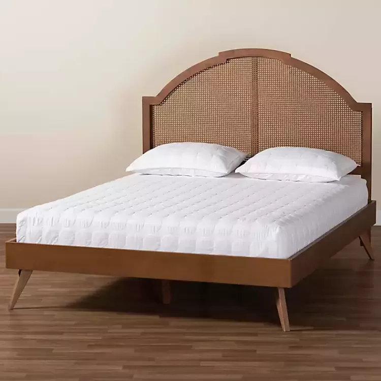 walnut_brown_rattan_kelly_queen_platform_bed_7.webp Walnut Rattan Kelly Queen Platform Bed>Kirklands Home Store
