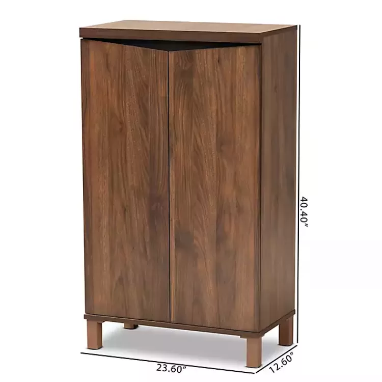 walnut_brown_slim_shoe_storage_cabinet_9.webp Walnut Slim Shoe Storage Cabinet>Kirklands Home Best