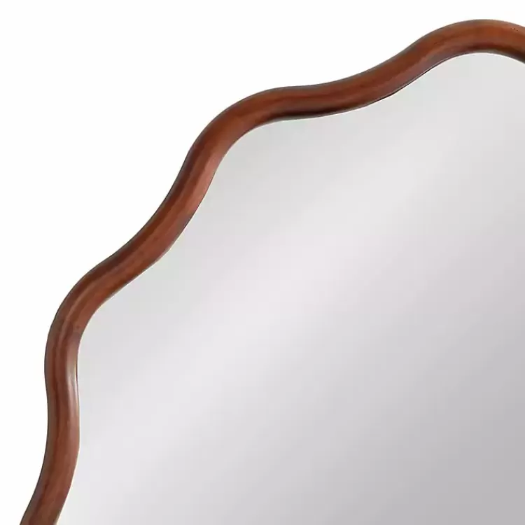 walnut_brown_wavy_scallop_round_wall_mirror_2.webp Walnut Wavy Scallop Round Wall Mirror>Kirklands Home Best