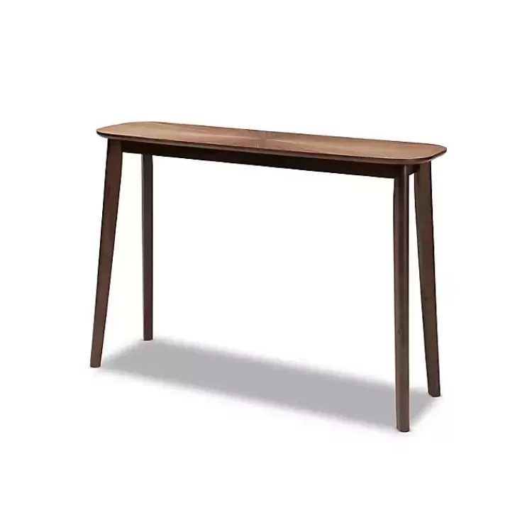 Walnut Wood Frame Splayed Legs Console>Kirklands Home Flash Sale