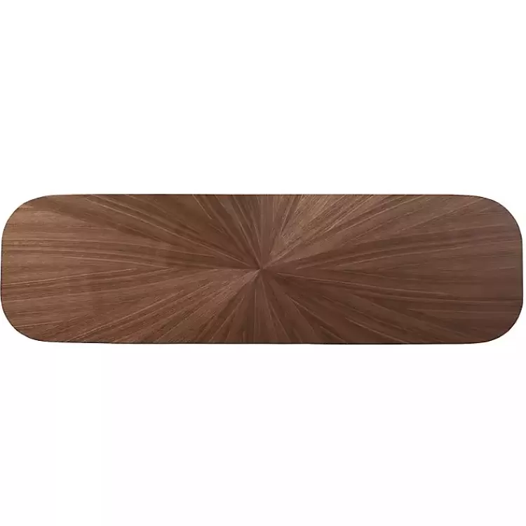 walnut_brown_wood_frame_splayed_legs_console_3.webp Walnut Wood Frame Splayed Legs Console>Kirklands Home Flash Sale