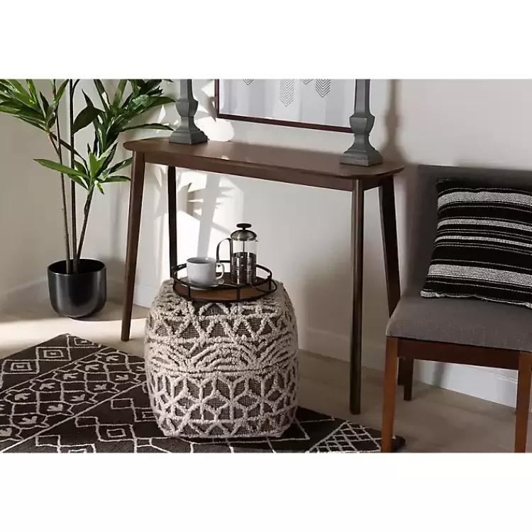walnut_brown_wood_frame_splayed_legs_console_4.webp Walnut Wood Frame Splayed Legs Console>Kirklands Home Flash Sale