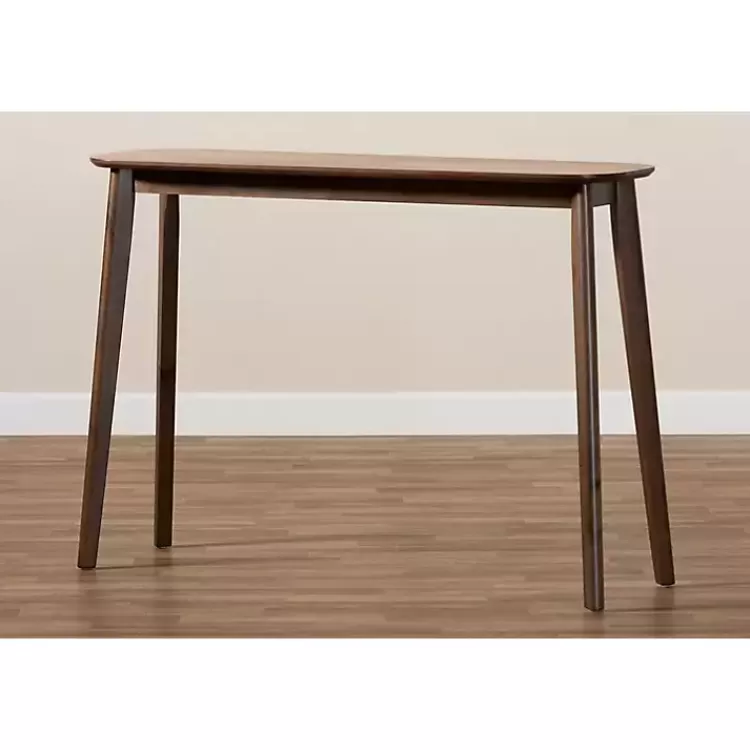 walnut_brown_wood_frame_splayed_legs_console_5.webp Walnut Wood Frame Splayed Legs Console>Kirklands Home Flash Sale