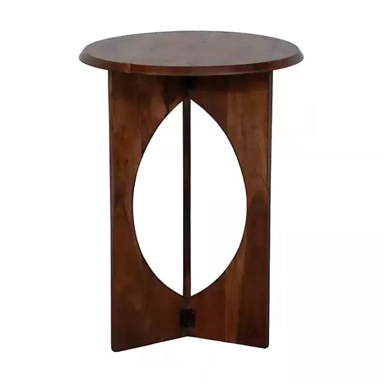walnut_cutout_round_accent_table_2.webp Walnut Cut-Out Round Accent Table>Kirklands Home Outlet