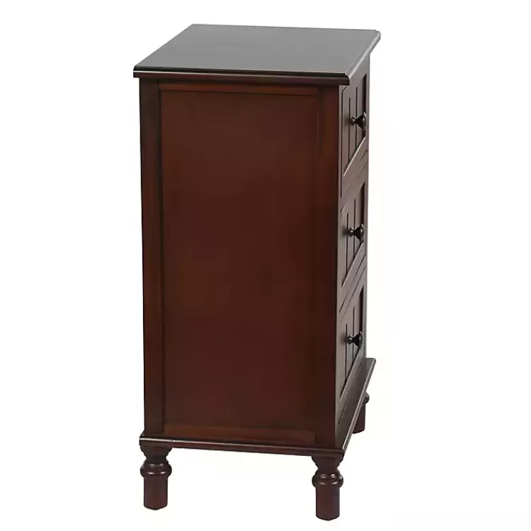 walnut_drawer_winne_accent_table_2.webp Walnut 3-Drawer Winne Accent Table>Kirklands Home Fashion