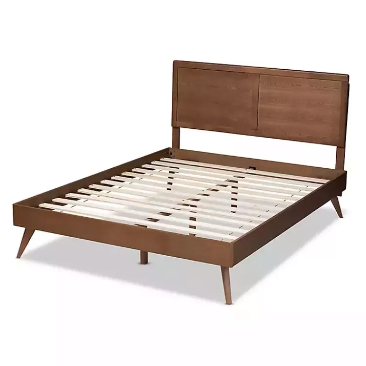 walnut_inset_paneling_platform_queen_bed_2.webp Walnut Inset Paneling Platform Queen Bed>Kirklands Home Discount