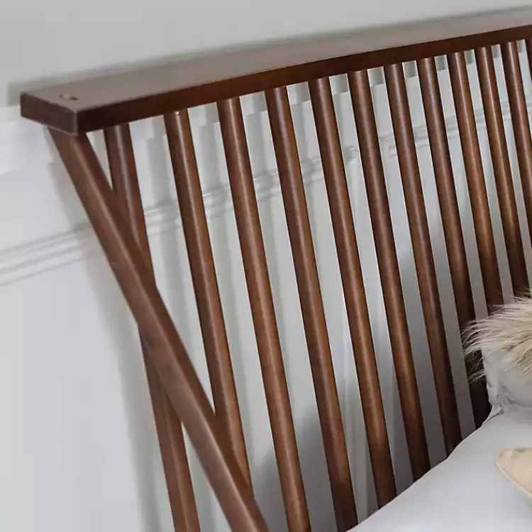 walnut_midcentury_modern_queen_bed_frame_3.webp Walnut Mid-Century Modern Queen Bed Frame>Kirklands Home Outlet