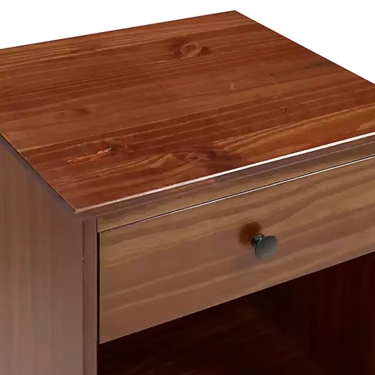 walnut_onedrawer_wood_nightstand_2.webp Walnut One-Drawer Wood Nightstand>Kirklands Home Outlet
