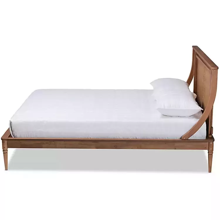 walnut_rattan_swooping_queen_platform_bed_2.webp Walnut Rattan Swooping Queen Platform Bed>Kirklands Home Best Sale