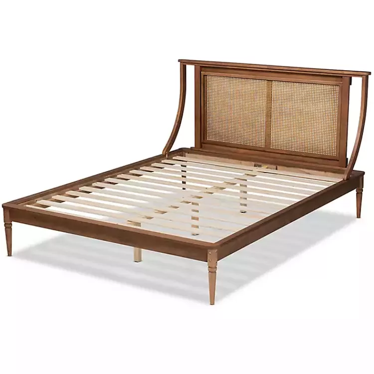 walnut_rattan_swooping_queen_platform_bed_3.webp Walnut Rattan Swooping Queen Platform Bed>Kirklands Home Best Sale