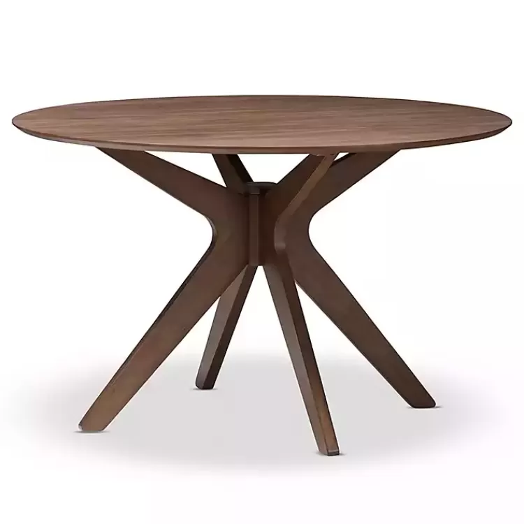 Walnut Round Monte Dining Table>Kirklands Home Cheap
