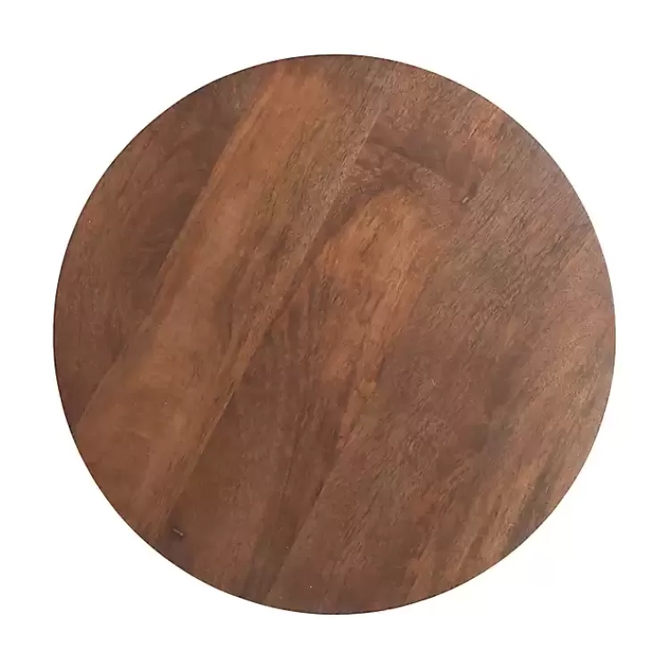 walnut_round_talen_accent_table_3.webp Walnut Round Talen Accent Table>Kirklands Home Flash Sale