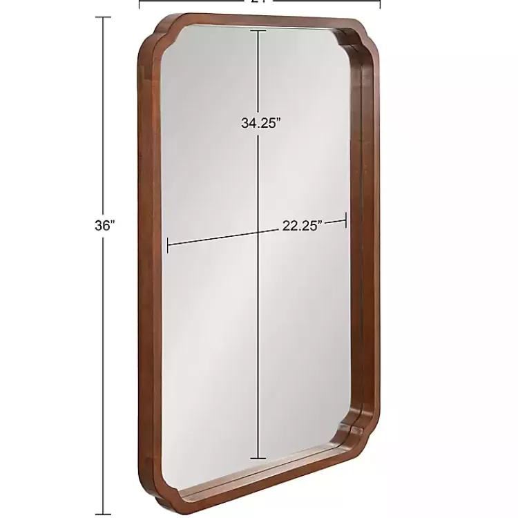 walnut_scallop_rectangle_wall_mirror_6.webp Walnut Scallop Rectangle Wall Mirror>Kirklands Home Fashion