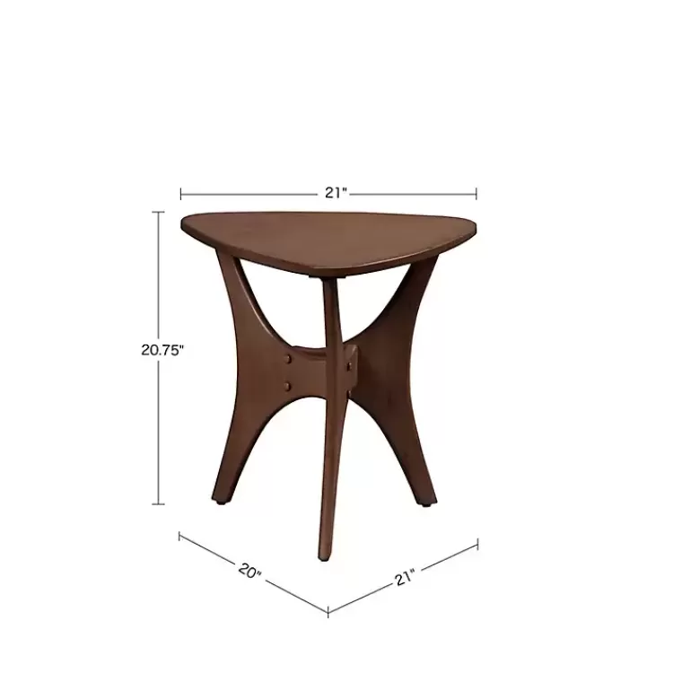 walnut_triangle_modern_accent_table_2.webp Walnut Triangle Modern Accent Table>Kirklands Home Outlet